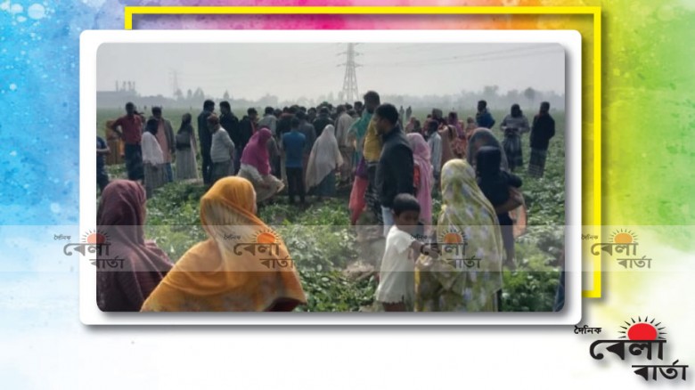 আলুর ক্ষেত থেকে এক বৃদ্ধের লাশ উদ্ধার।